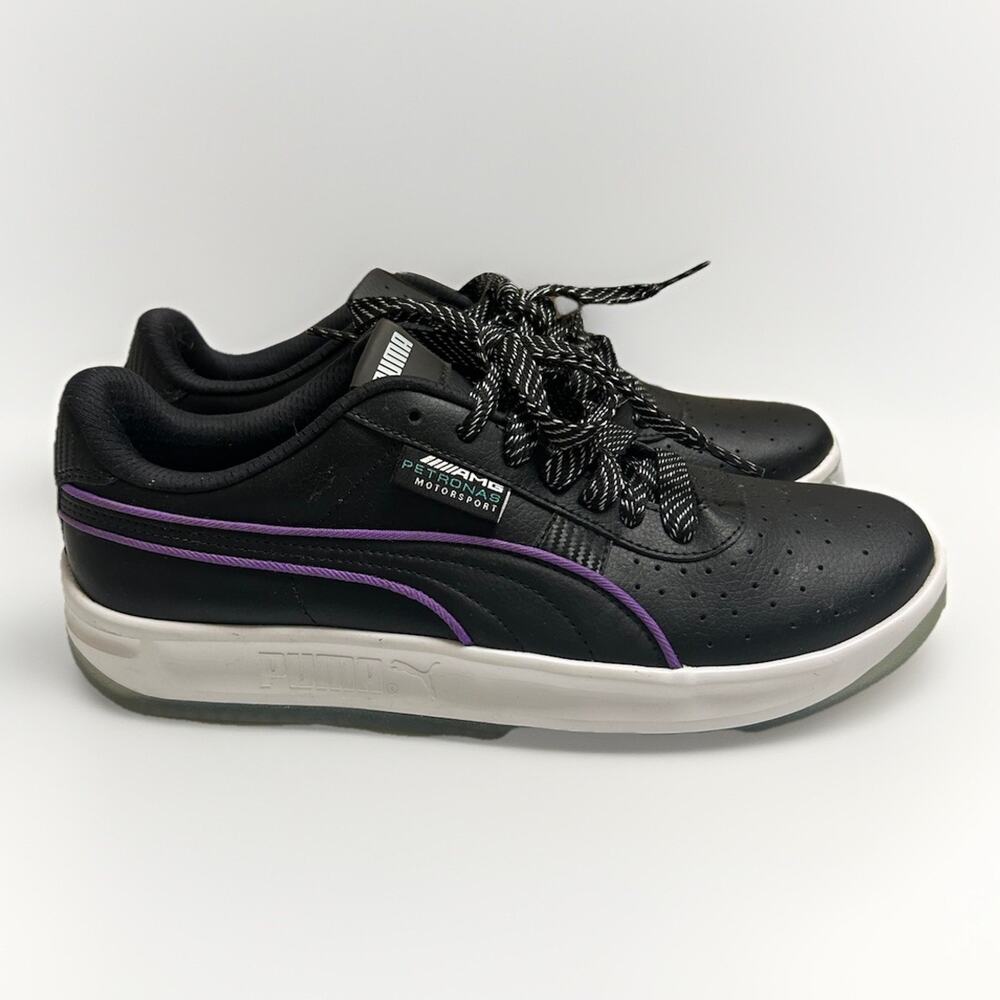 RARE Men’s Puma X Mercedes AMG Petronas GV Silver Arrows Black Sneakers (8.5)